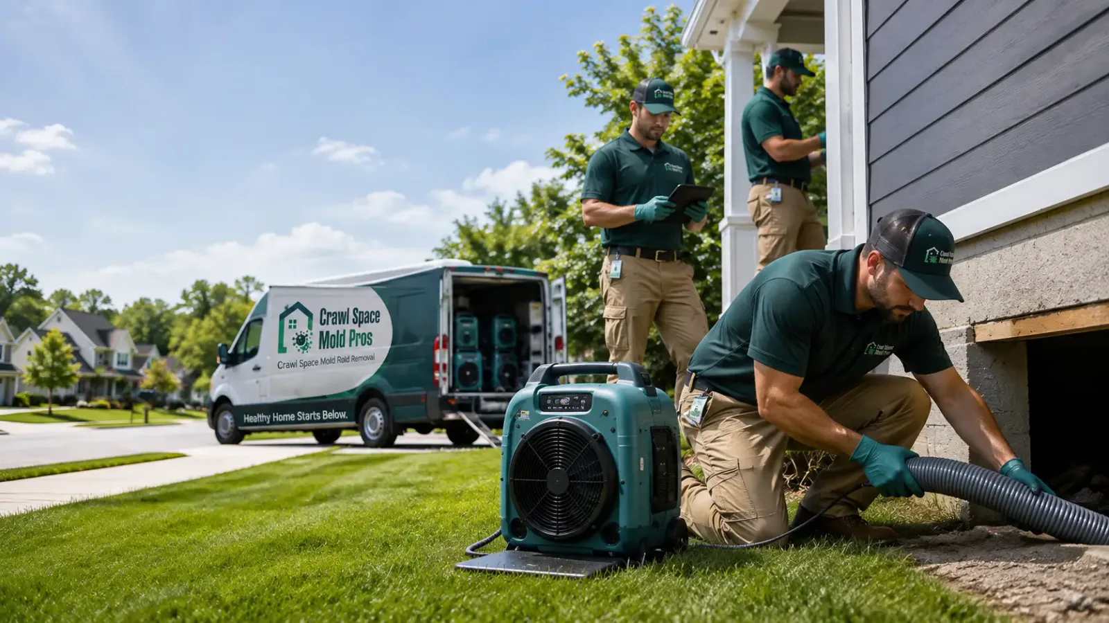 Crawl Space Mold Removal in Rush, KY